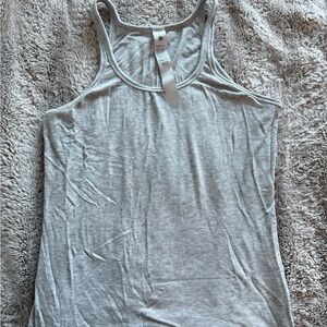 lululemon athletica Light Gray Tank Top